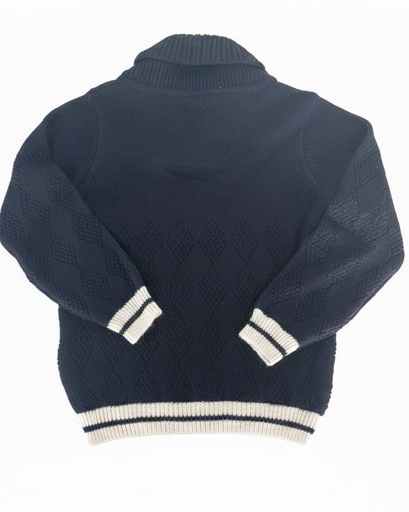 Maglione collo alto bambino Mayoral blu marino Mayoral 2 Anni 92cm