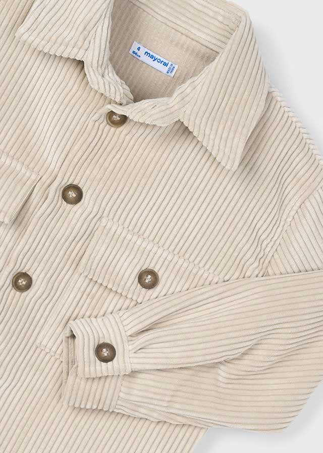 Camicia Overshirt velluto a costine bambino Mayoral beige Mayoral 2 Anni 92cm