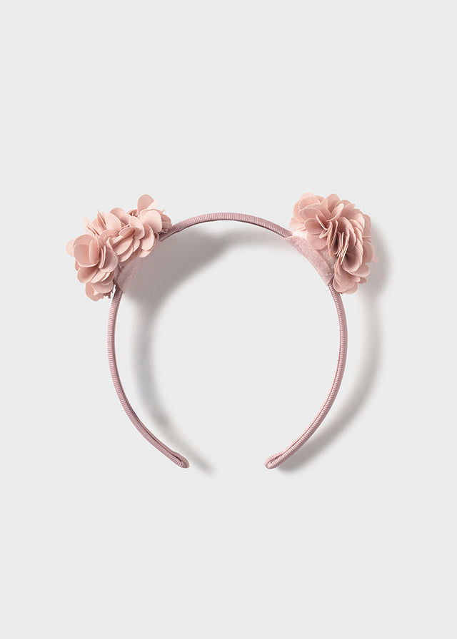 Cerchietto fiori neonata Mayoral rosa Mayoral