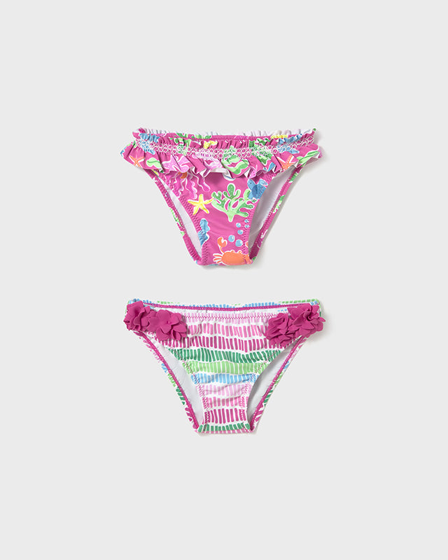 Set 2 costumi da bagno neonata Mayoral fucsia coralli Mayoral Fucsia