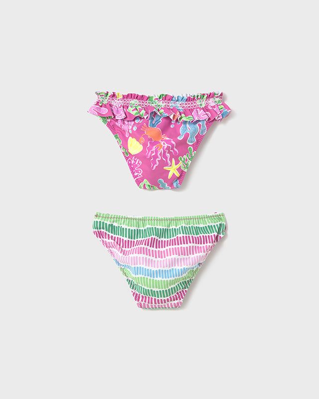 Set 2 costumi da bagno neonata Mayoral fucsia coralli Mayoral Fucsia