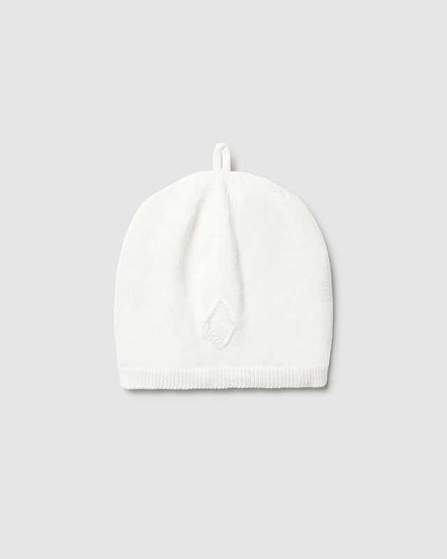 Cappello in filo di cotone tricot neonati Mayoral Newborn panna Mayoral Panna