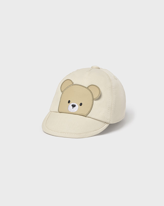 Cappello frontaino orsetto neonati Mayoral Newborn beige Mayoral Beige