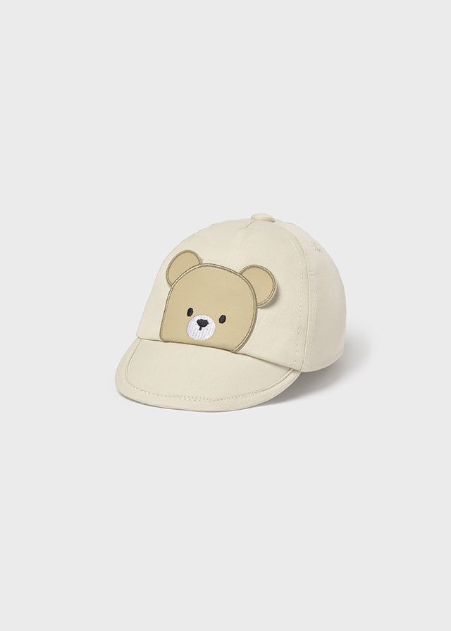 Cappello frontaino orsetto neonati Mayoral Newborn beige Mayoral Beige