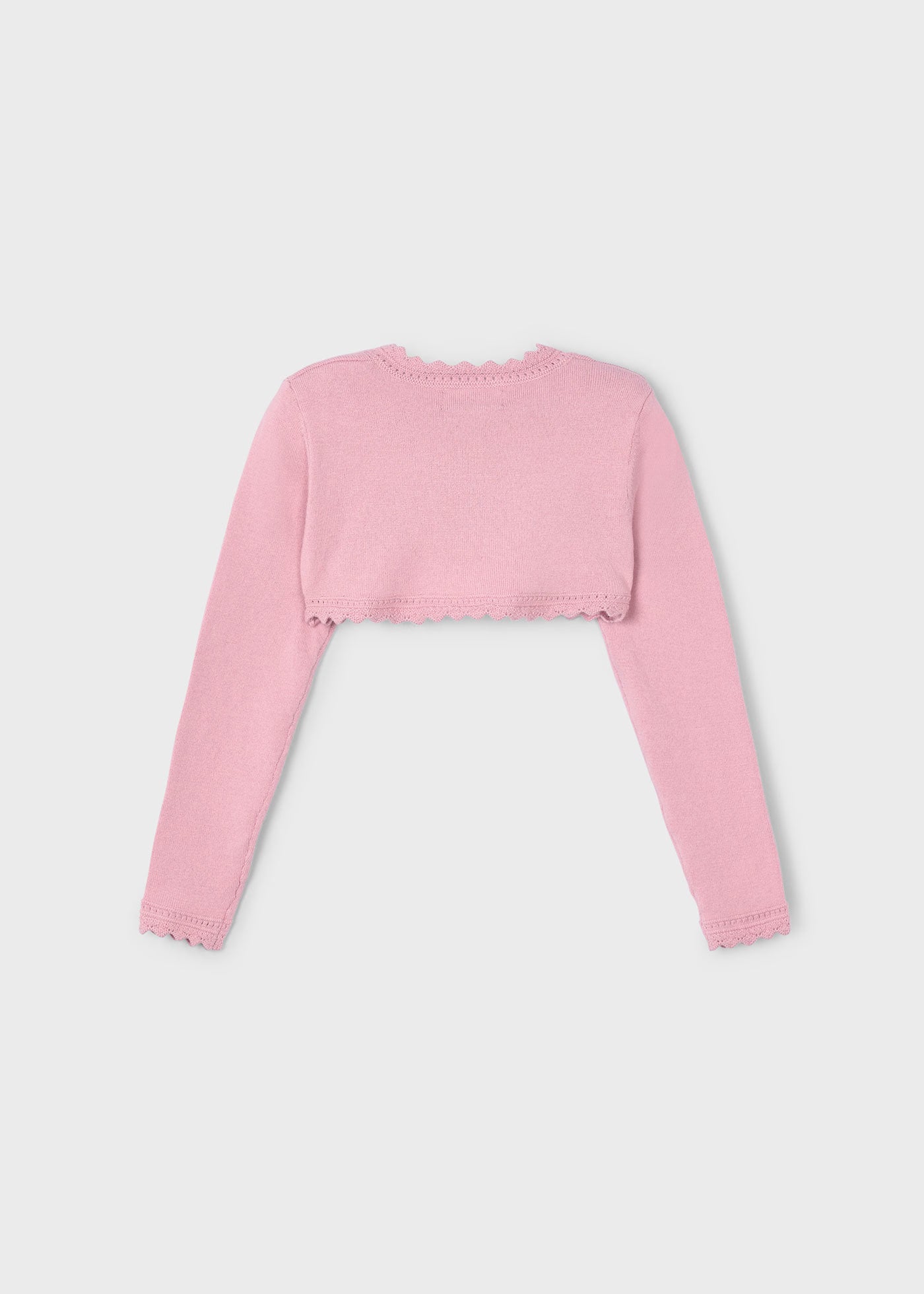 Cardigan modello bolerino in maglia bambina Mayoral rosato Mayoral Rosa