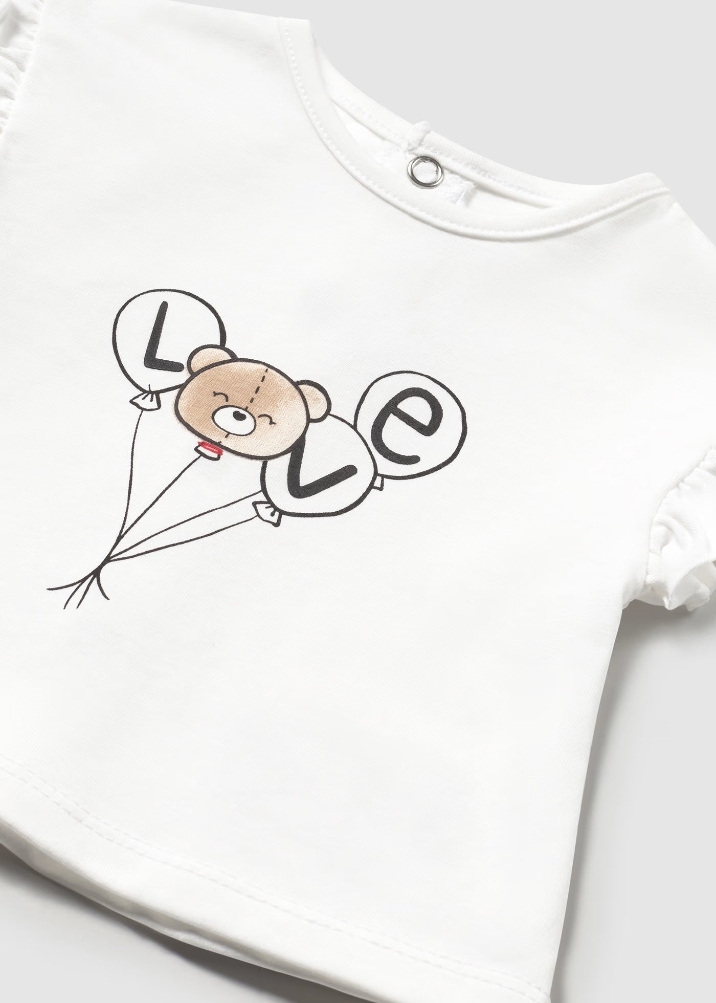 Completo 3 pezzi con cappello neonata Mayoral Newborn Lettere cecio Mayoral Cecio