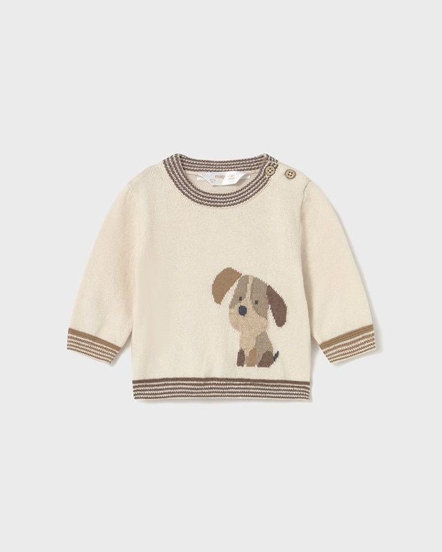 Maglioncino in maglia neonato Mayoral Newborn Cane ceramica Mayoral 0-1 Mesi 55cm