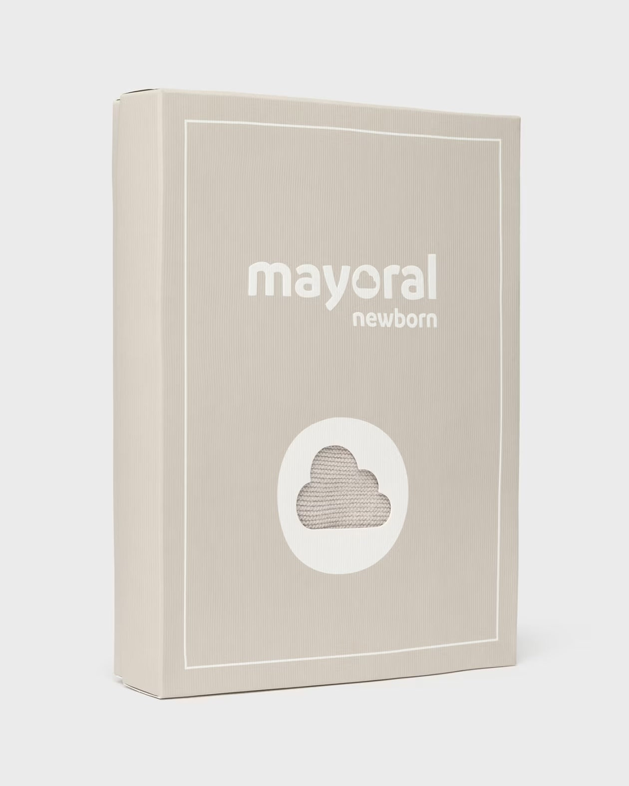 Tutina in filo di cotone neonato Mayoral Newborn panna e beige Mayoral Beige