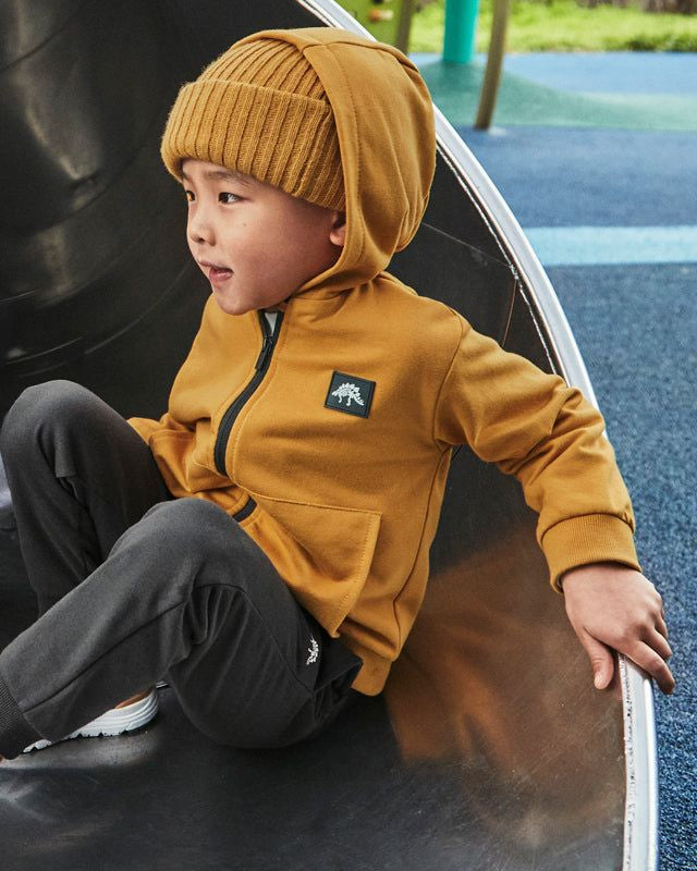 Tuta 3 pezzi bambino Mayoral Dinosauro gialla mostarda Mayoral 2 Anni 92cm