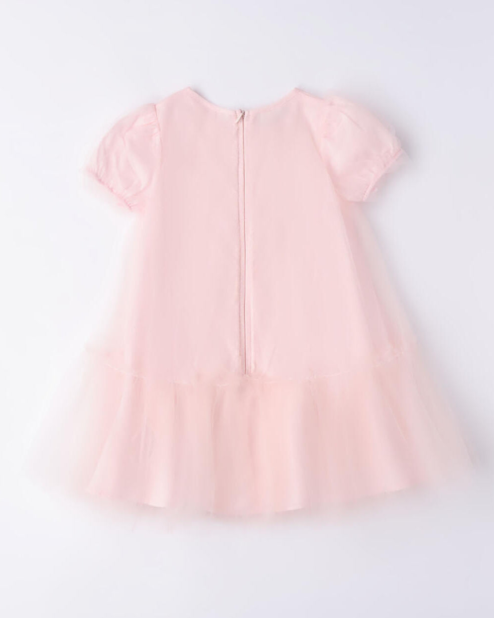 Abito cerimonia bambina iDO in tulle rosa chiaro iDO Rosa