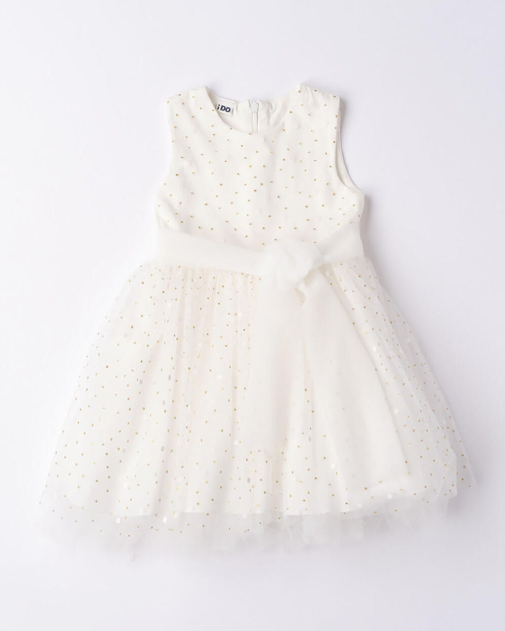 Abito cerimonia bambina iDO panna fantasia pois d'orati iDO Panna