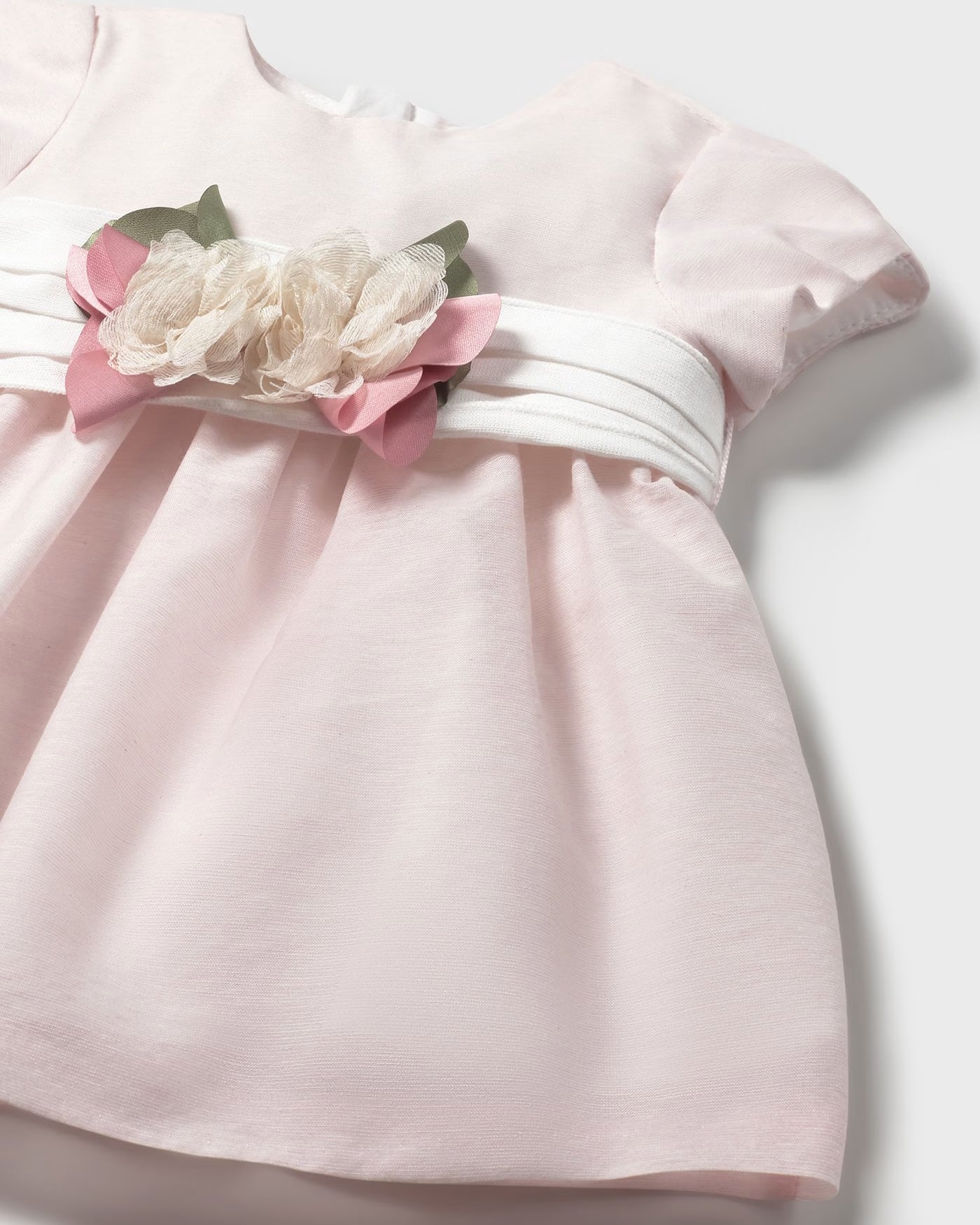 Abito cerimonia con copri pannolino neonata Mayoral Newborn rosa baby Mayoral Rosa