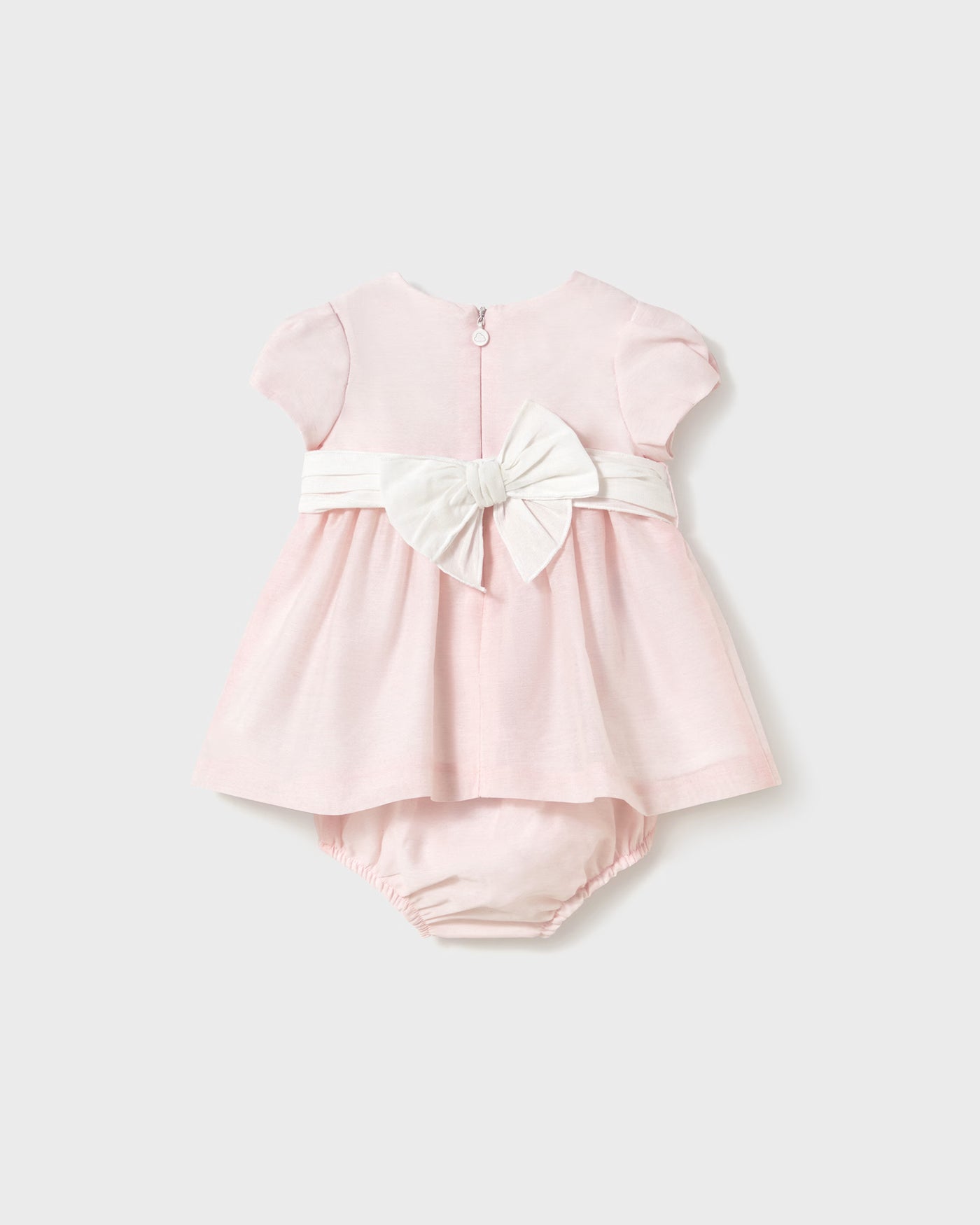 Abito cerimonia con copri pannolino neonata Mayoral Newborn rosa baby Mayoral Rosa