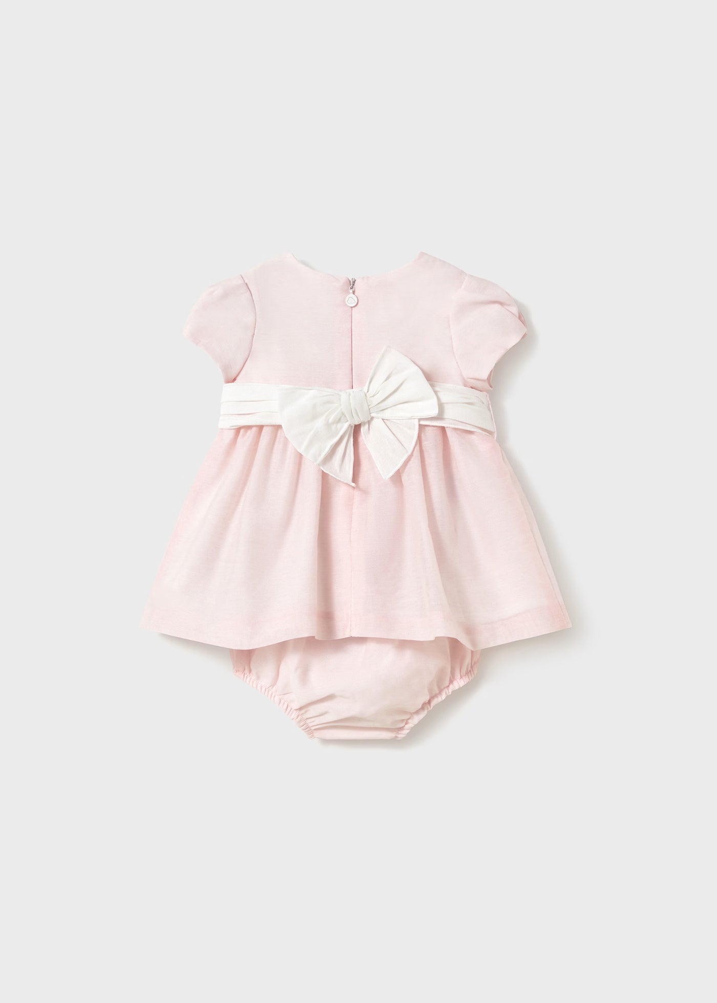 Abito cerimonia con copri pannolino neonata Mayoral Newborn rosa baby Mayoral Rosa
