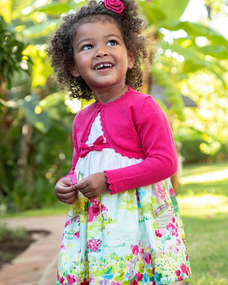 Abito neonata mayoral cotone con stampa dipinto - ErreGiModaBimbo