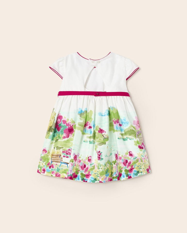 Abito neonata mayoral cotone con stampa dipinto - ErreGiModaBimbo