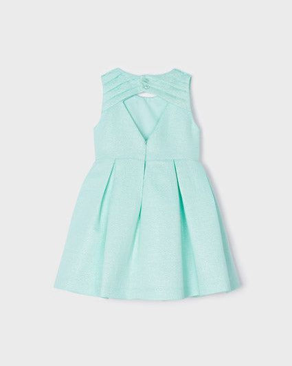 Abito smanicato apertura schiena bambina Mayoral Acqua Mayoral 2 Anni 92cm