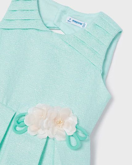 Abito smanicato apertura schiena bambina Mayoral Acqua Mayoral 2 Anni 92cm