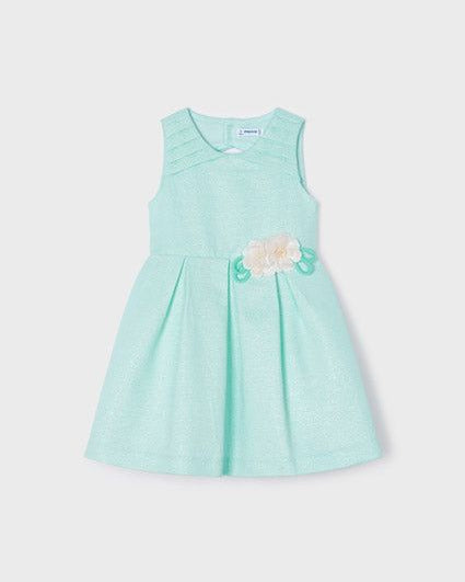 Abito smanicato apertura schiena bambina Mayoral Acqua Mayoral 2 Anni 92cm