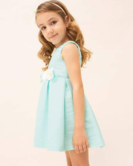 Abito smanicato apertura schiena bambina Mayoral Acqua Mayoral 2 Anni 92cm