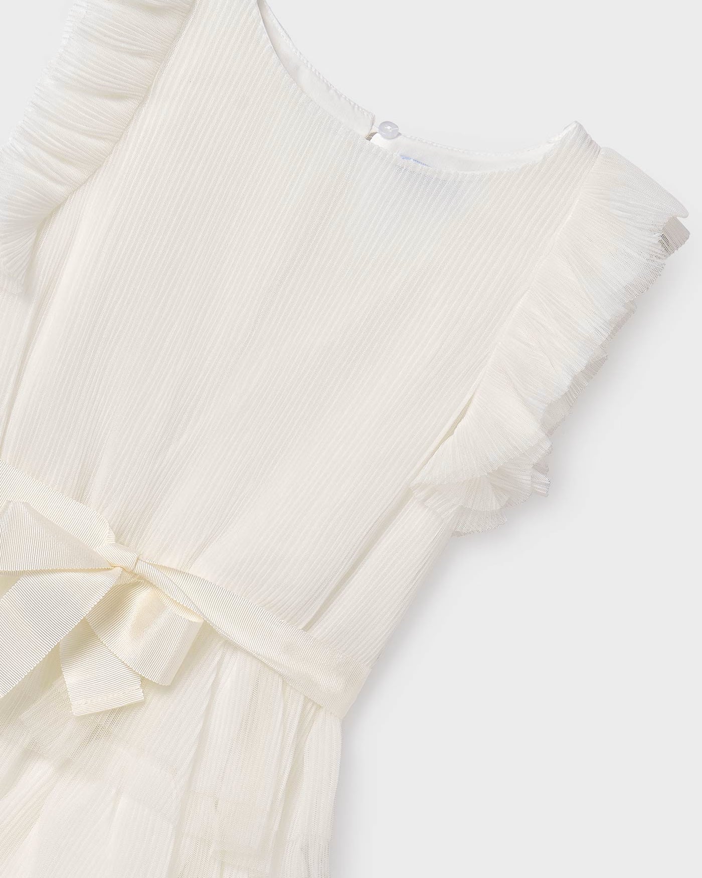 Abito tulle con volant ragazza Mayoral panna Mayoral Panna