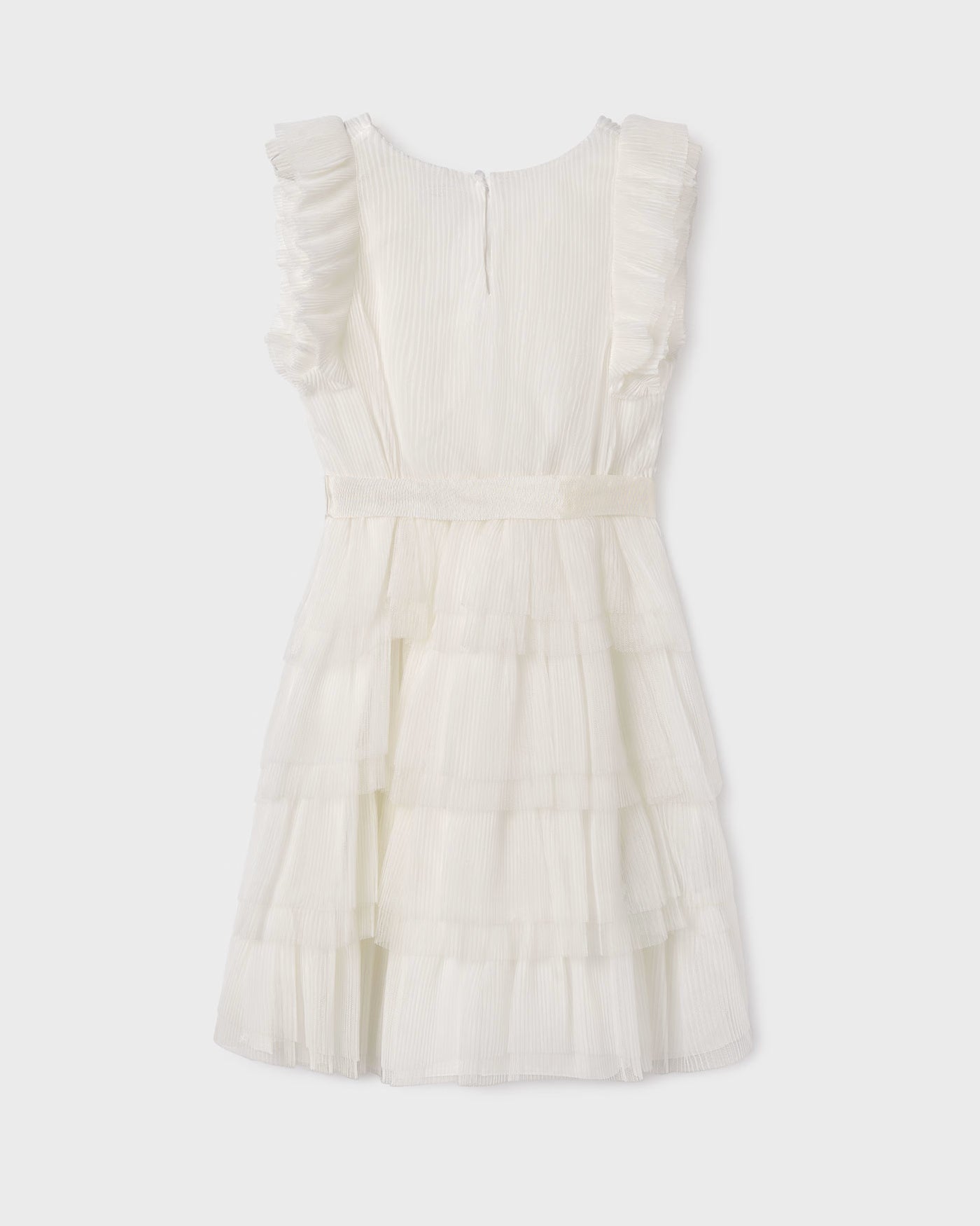 Abito tulle con volant ragazza Mayoral panna Mayoral Panna