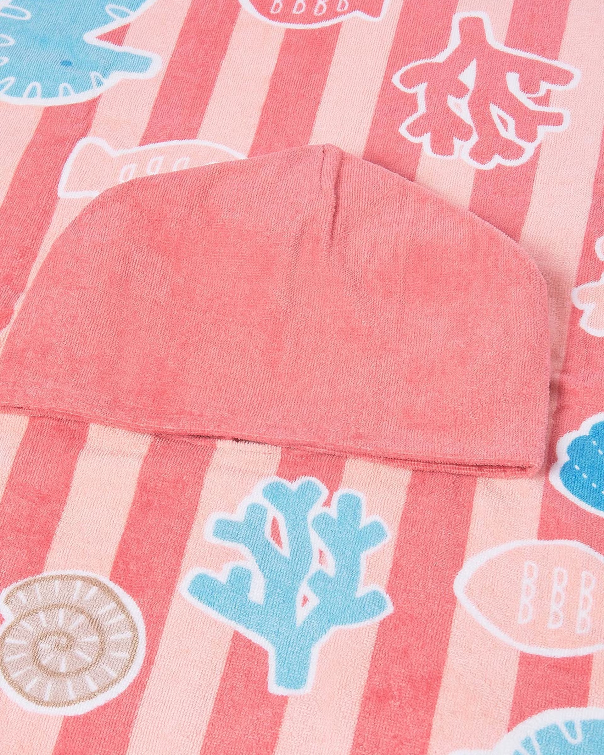 Asciugamano mare con cappuccio neonato Mayoral Newborn Marino terracotta Mayoral