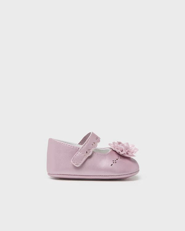 Ballerine fiore neonata Mayoral Newborn lilla - ErreGiModaBimbo