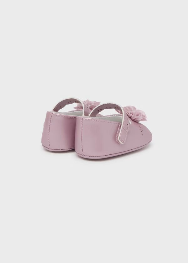 Ballerine fiore neonata Mayoral Newborn lilla - ErreGiModaBimbo