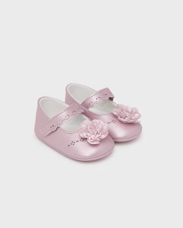 Ballerine fiore neonata Mayoral Newborn lilla - ErreGiModaBimbo