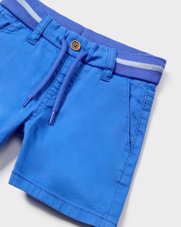 Bermuda coulisse fresco cotone neonato Mayoral indaco Mayoral Indaco