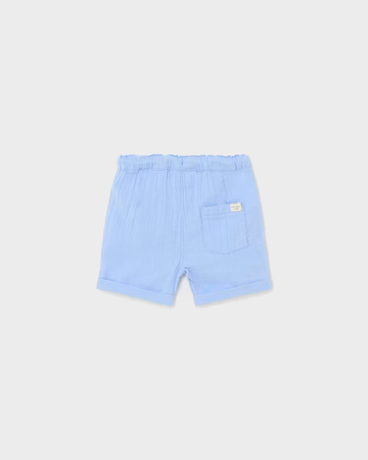 Bermudacoulisse fresco cotone neonato Mayoral celeste Mayoral Celeste