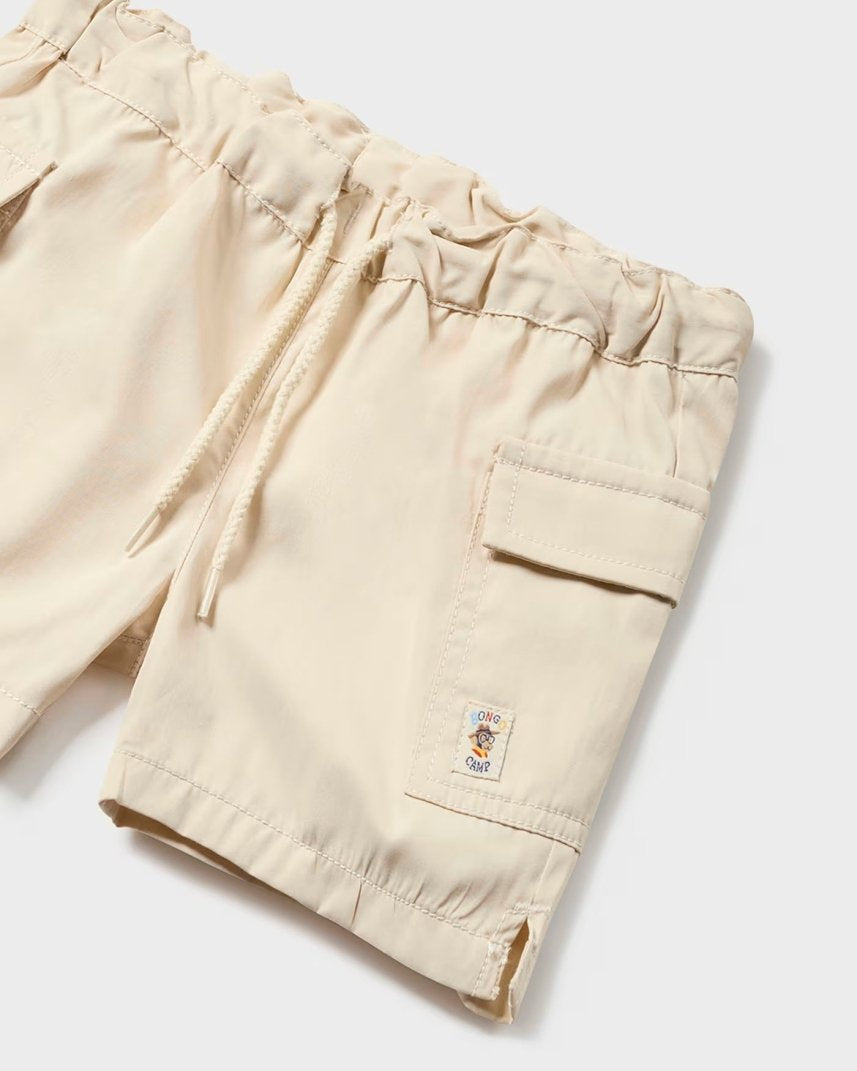 Bermuda cargo leggero neonato Mayoral beige Mayoral Beige