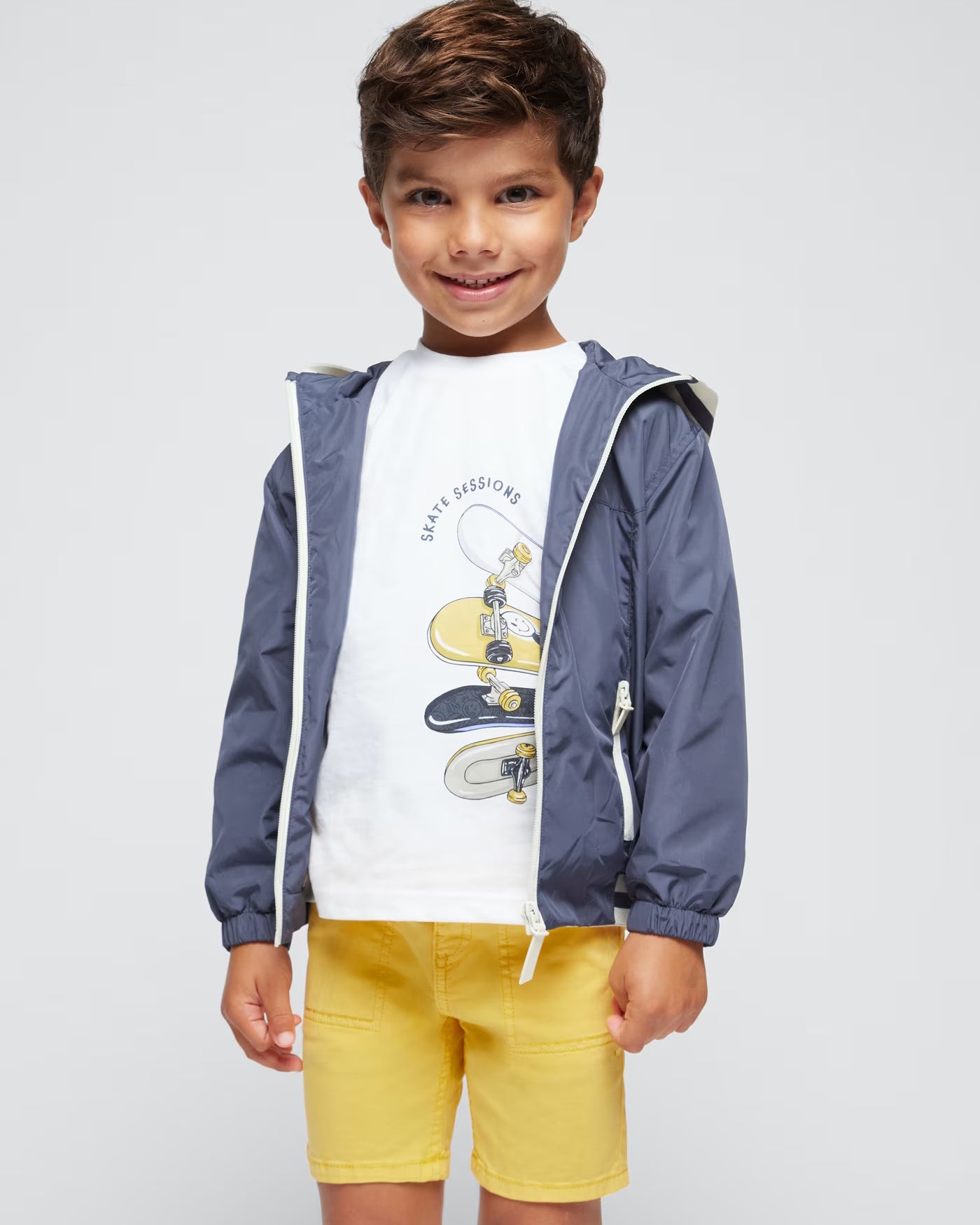 Bermuda con cintura freco cotone bambino Mayoral giallo Mayoral Giallo