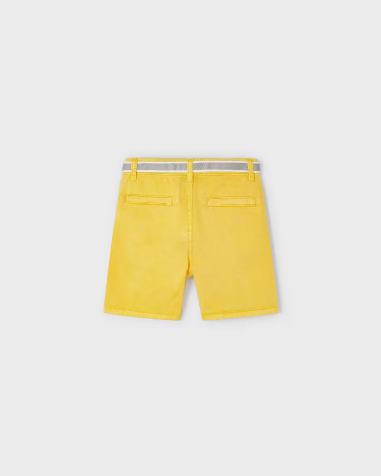 Bermuda con cintura freco cotone bambino Mayoral giallo Mayoral Giallo