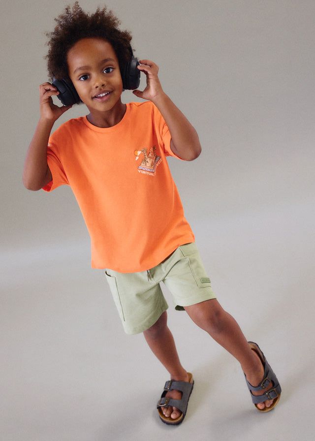 Bermuda bambino verde bambù con tasche Mayoral Mayoral 2 Anni 92cm