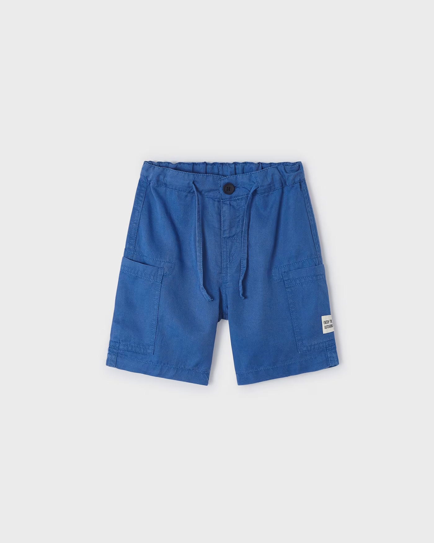 Bermuda cargo tencel lyocell bambino Mayoral blu riviera Mayoral Blu
