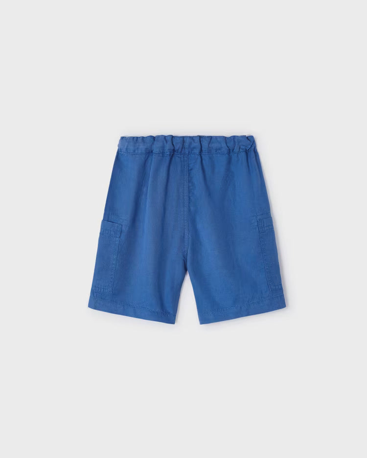 Bermuda cargo tencel lyocell bambino Mayoral blu riviera Mayoral Blu