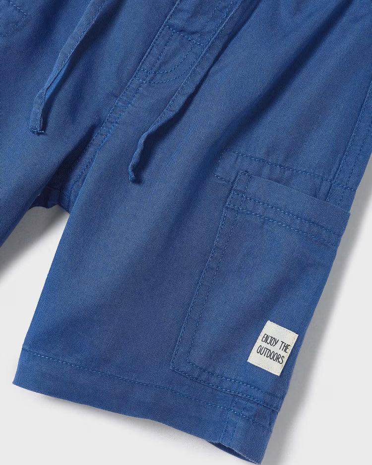 Bermuda cargo tencel lyocell bambino Mayoral blu riviera Mayoral Blu