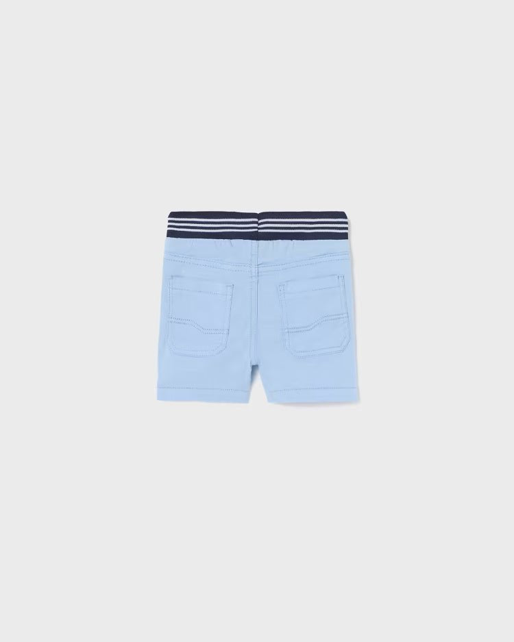 Bermuda coulisse twill neonato Mayoral celeste - ErreGiModaBimbo