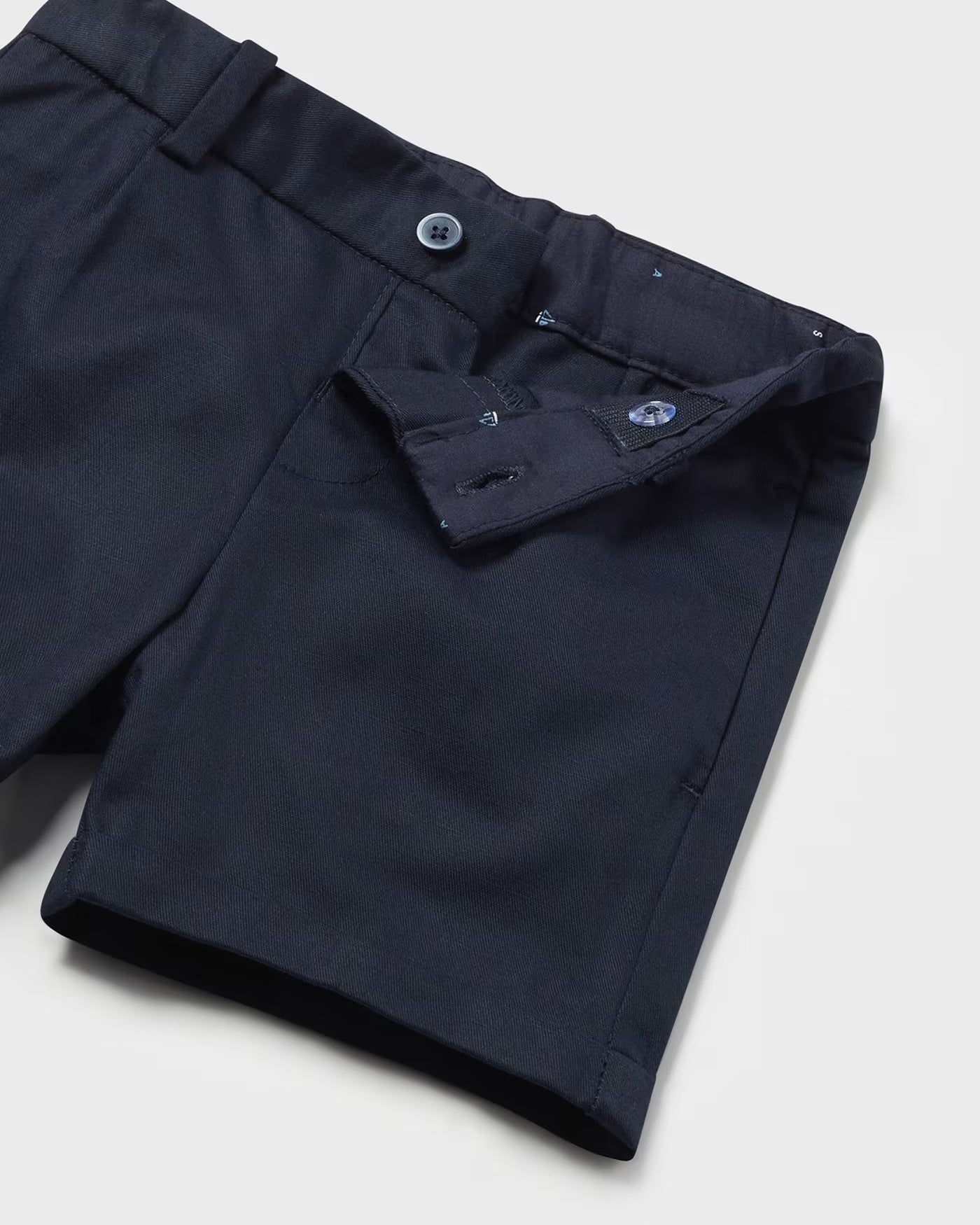 Bermuda in lino regolabile neonato Mayoral blu navy Mayoral Blu