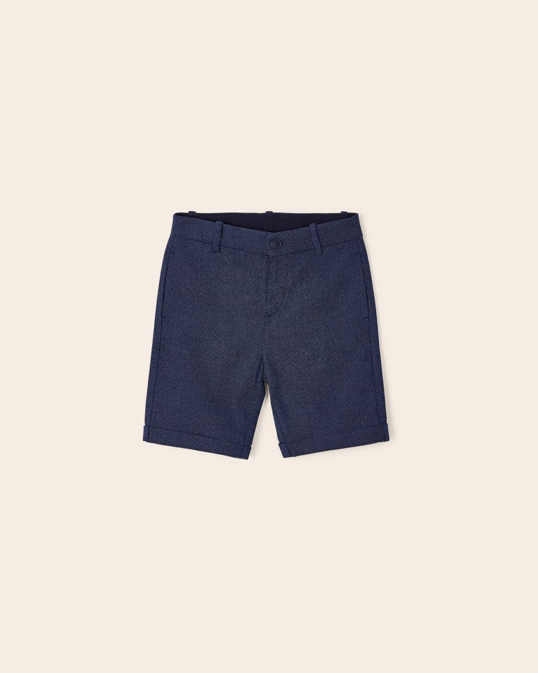 Bermuda elegante chino tailoring blu bambino Mayoral - ErreGiModaBimbo