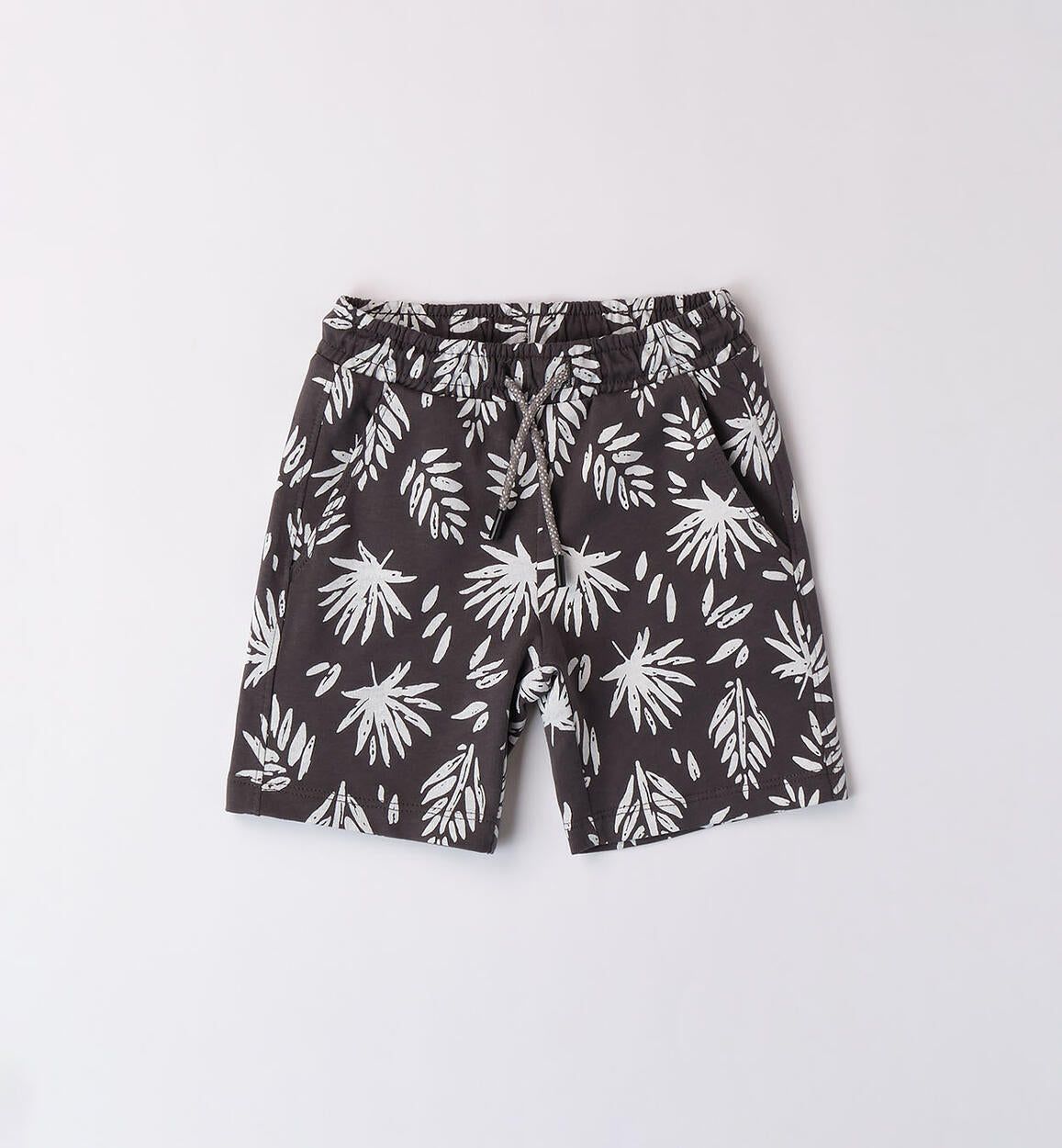 Bermuda fresco cotone bambino iDO stampa palme iDO Liquirizia