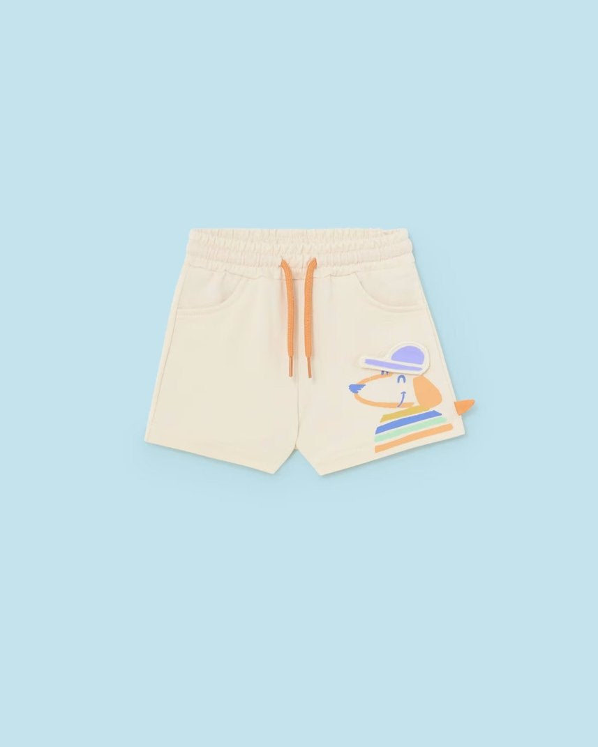Bermuda interattivo neonato Mayoral beige Dogs Mayoral Beige