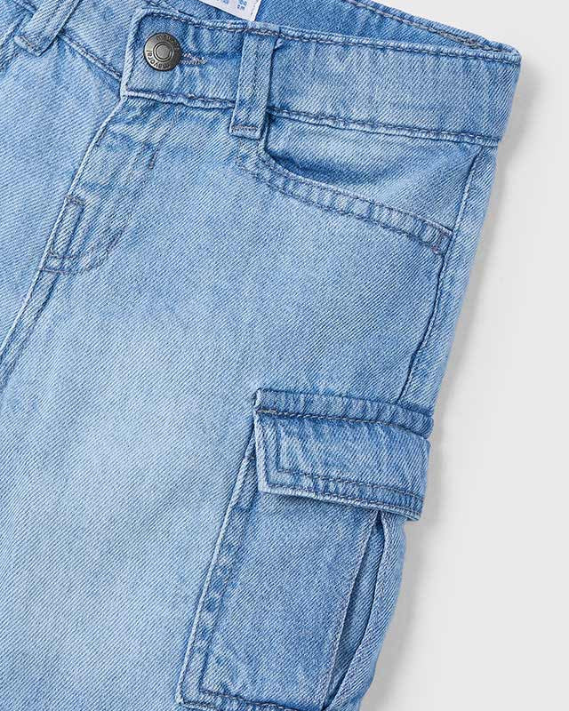 Bermuda jeans cargo bambino Mayoral chiaro Mayoral Azzurro