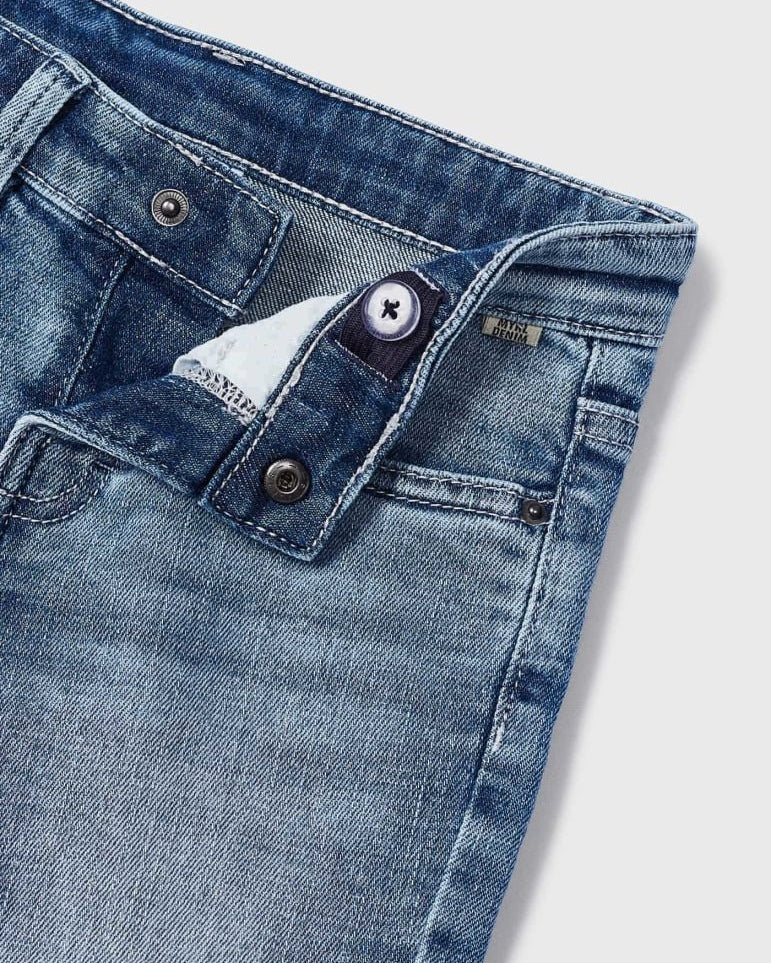 Bermuda jeans chiaro bambino Mayoral - ErreGiModaBimbo