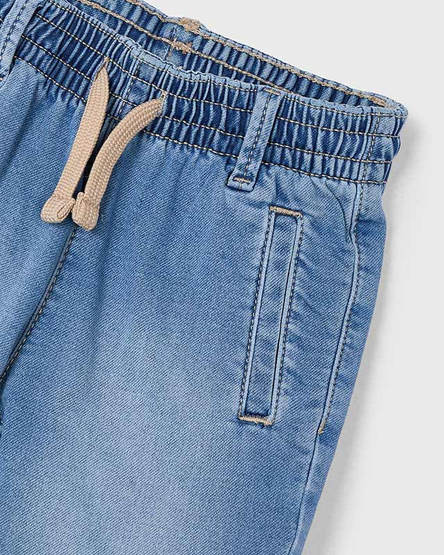 Bermuda jeans vita coulisse bambino Mayoral chiaro Mayoral Azzurro