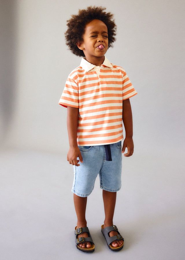 Bermuda Jogger Jeans Bambino Mayoral - Blu Chiaro Mayoral 2 Anni 92cm