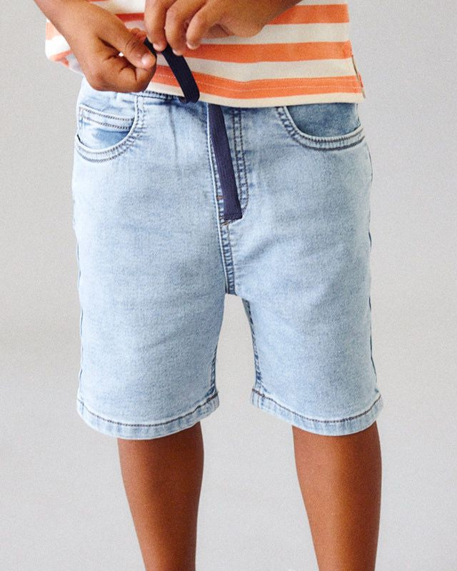 Bermuda Jogger Jeans Bambino Mayoral - Blu Chiaro Mayoral 2 Anni 92cm