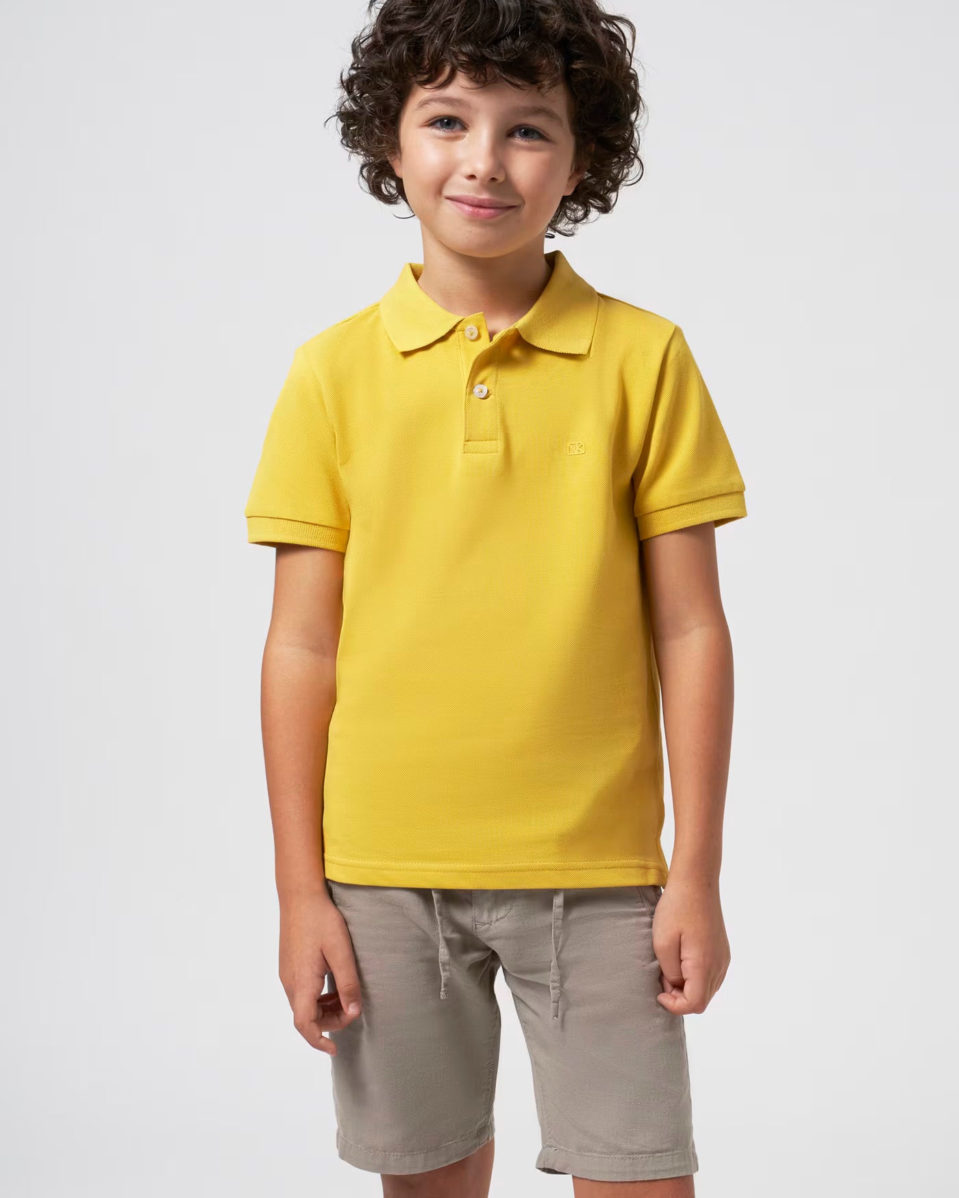 Bermuda in lino ragazzo Mayoral tortora Mayoral Beige